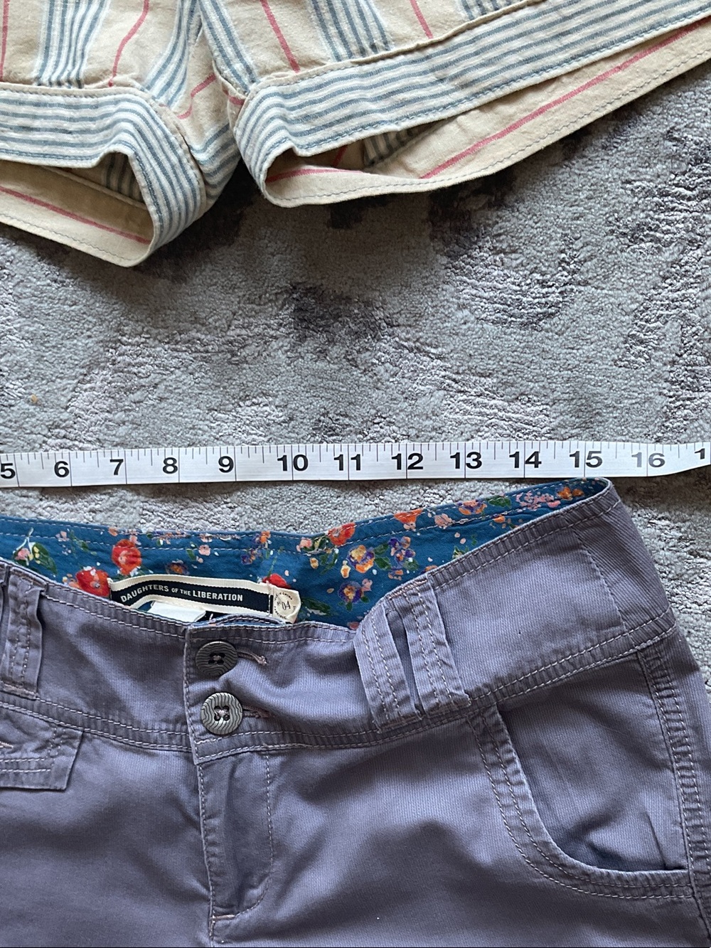 Anthro/Daughters of  the Liberation Cotton Shorts Bundle - Picture 8 of 10